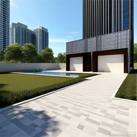 Exemple d'une annonce de vente d'un terrain avec projection