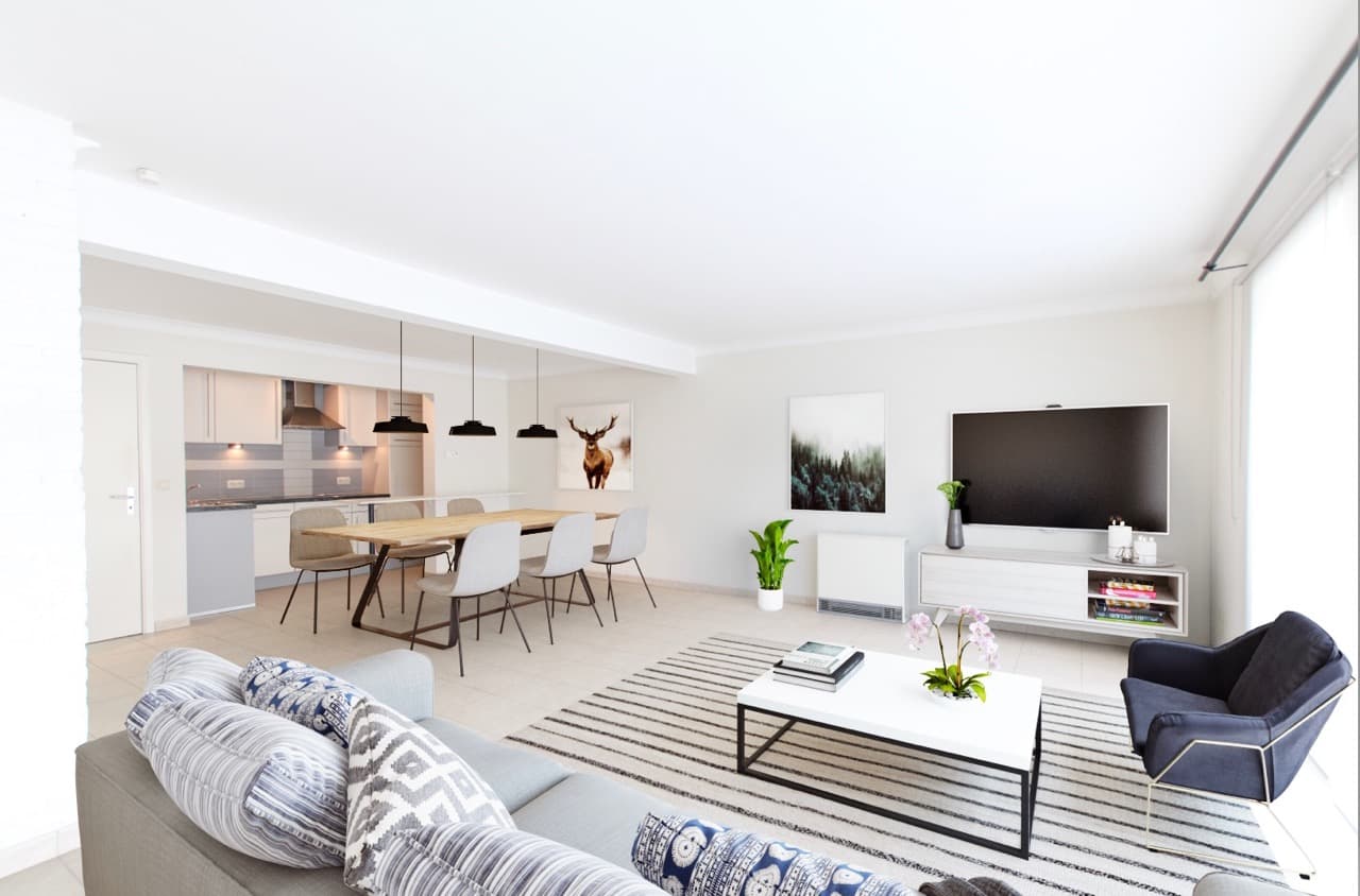 Home staging virtuel realise par une agence