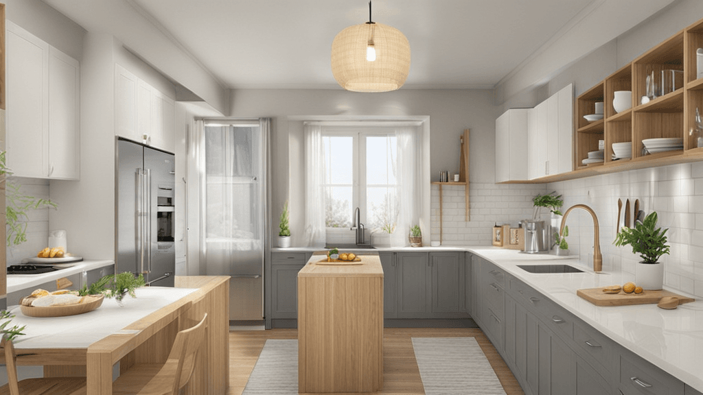 Renovation virtuelle cuisine par l'IA d'InterieurAI