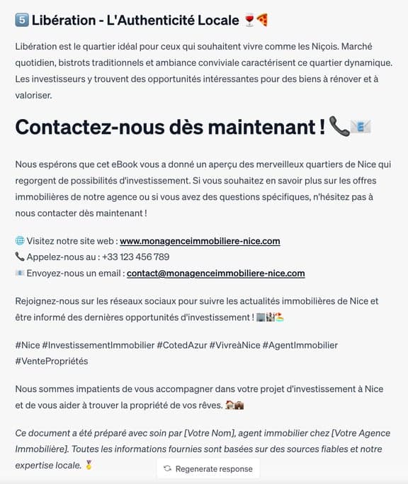 Générer des leads avec ChatGPT - suite