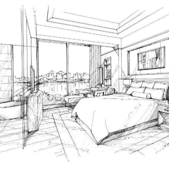 Dessin original avant transformation 3D par IA