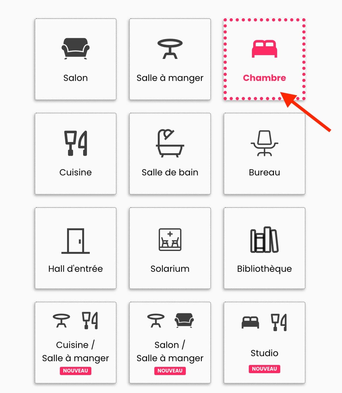 Choix du mode D\u00e9coration - \u00e9tape 3