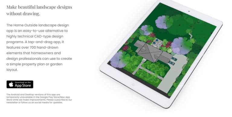 Home Outside logiciel amenagement exterieur