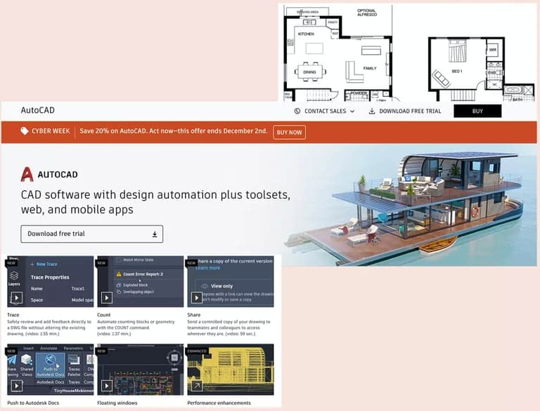 AutoCAD logiciel decoration interieur