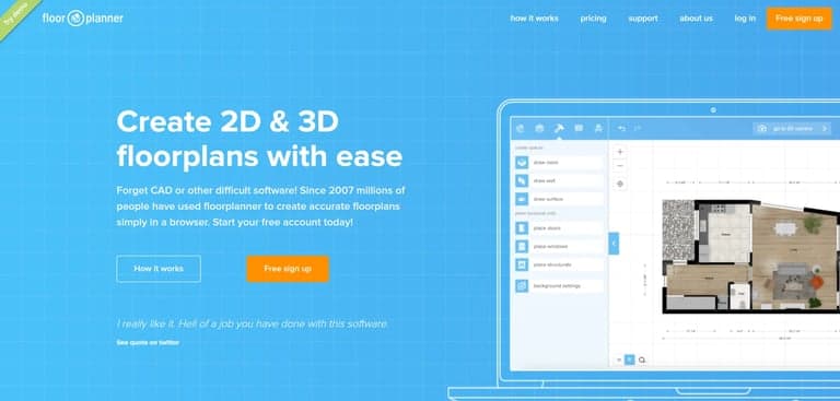 Floorplanner logiciel decoration interieur