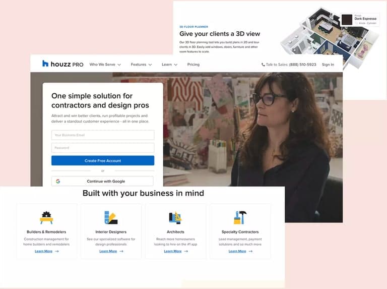 Houzz Pro logiciel decoration interieur