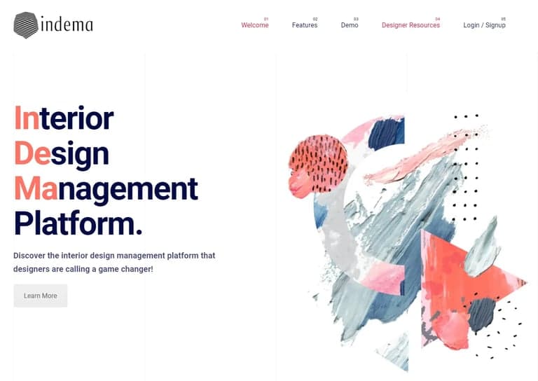 Indema logiciel decoration interieur