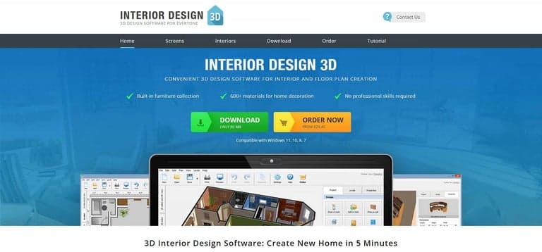 Interior Design 3D logiciel decoration interieur