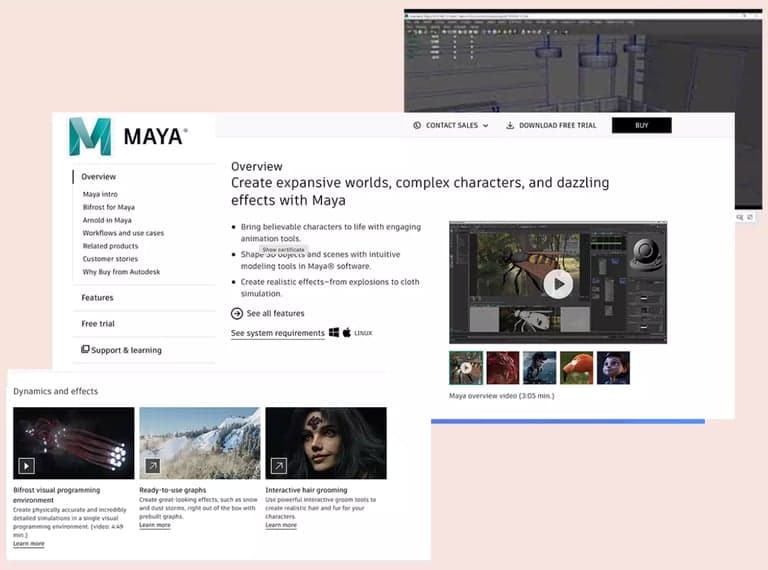 Maya logiciel decoration interieur