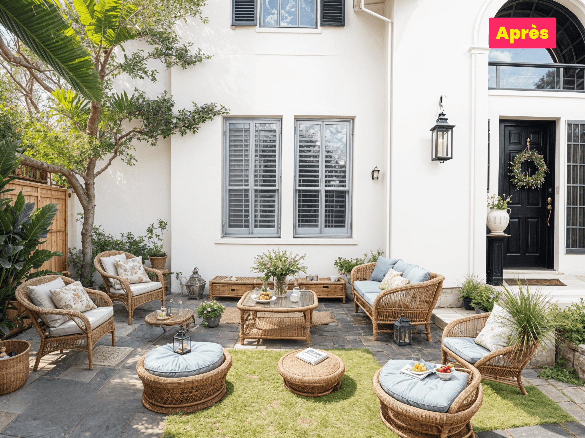 Terrasse aménagée par IA