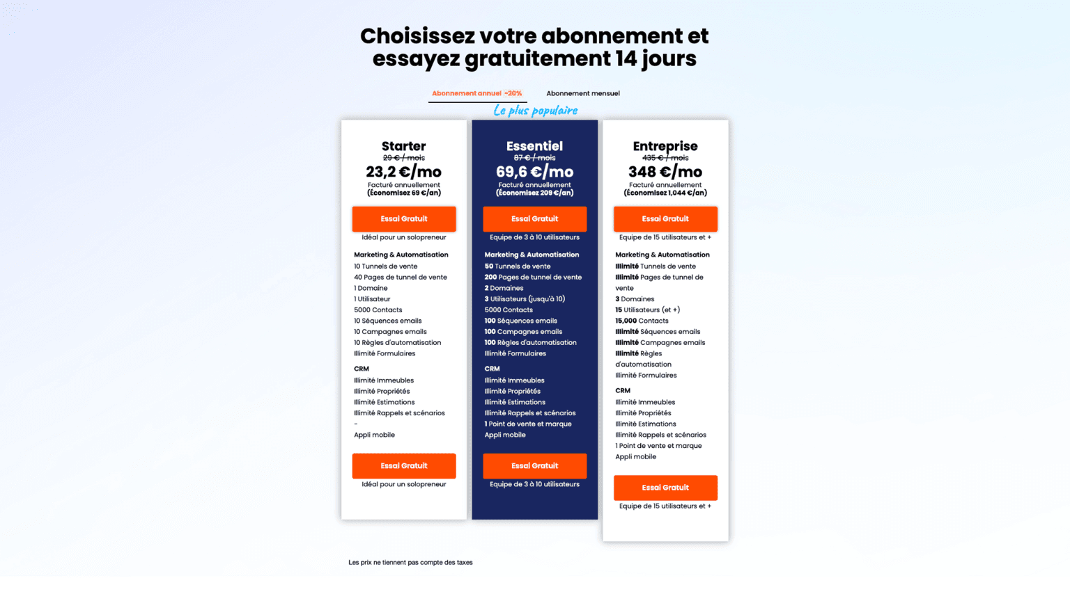Prospeneo : prix et tarifs
