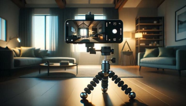 Trépied pour photo immobilière iPhone