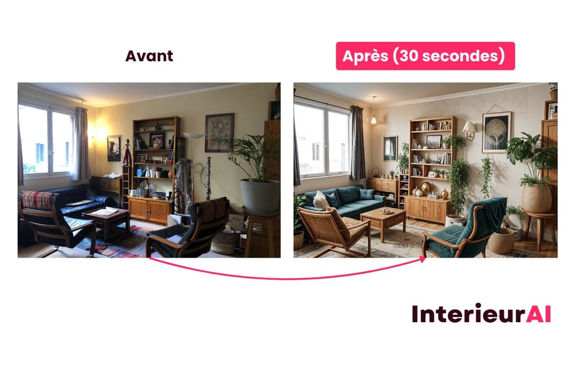 Changement du style de décoration par l'IA
