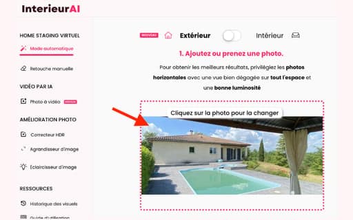 Ajoutez ou prenez une photo