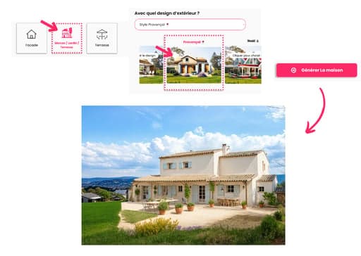 Générez la maison par IA