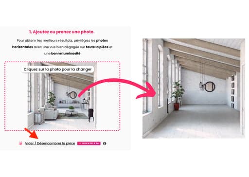 Ajouter une photo encombrée