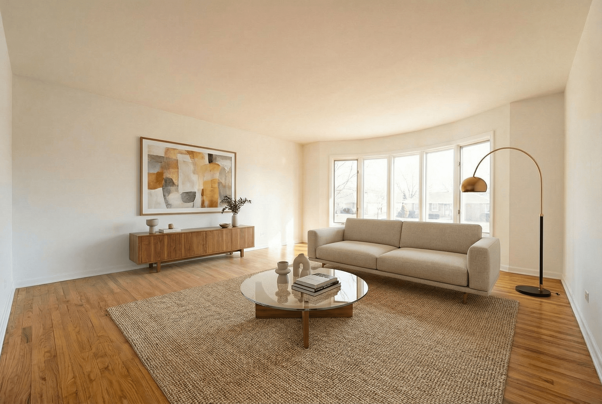 Aménagement de bien vide, après