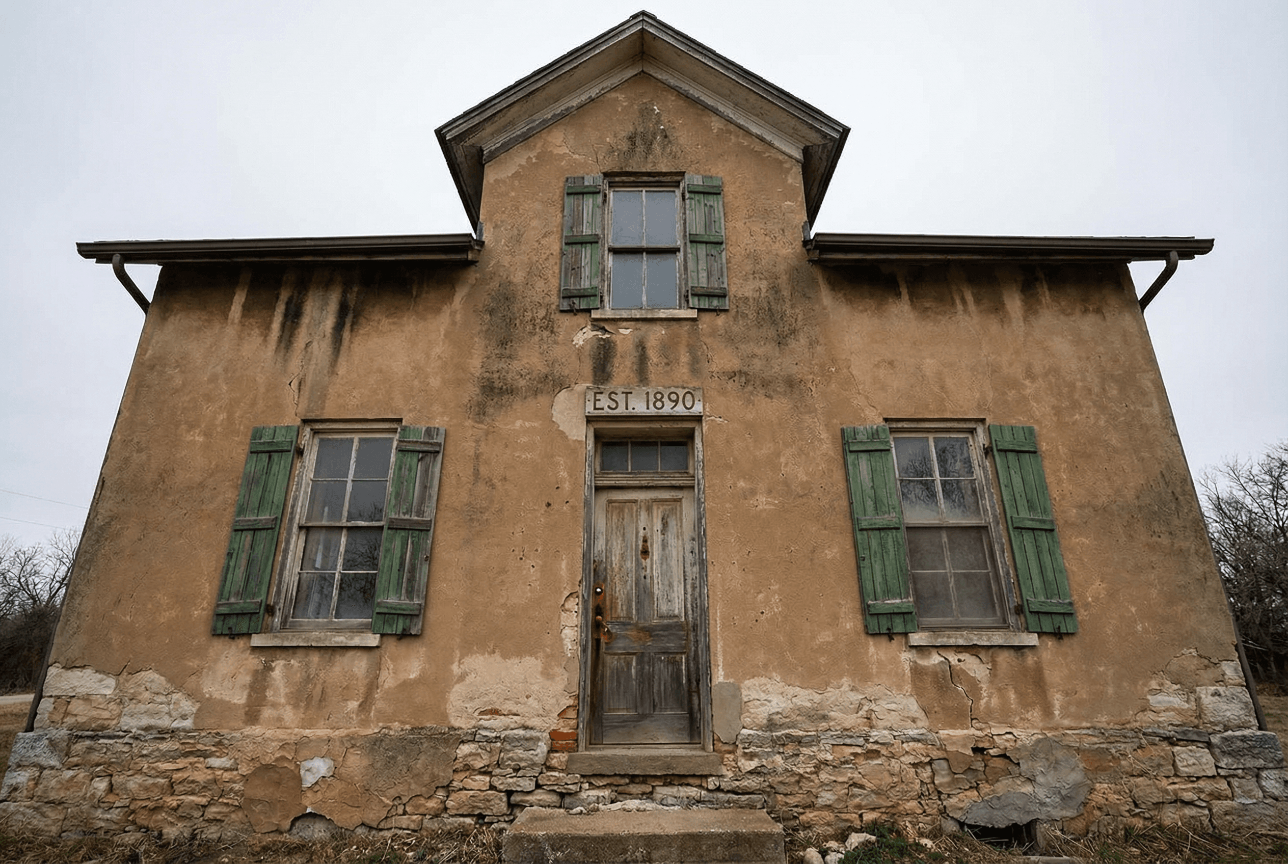 Ravalement de façade, avant