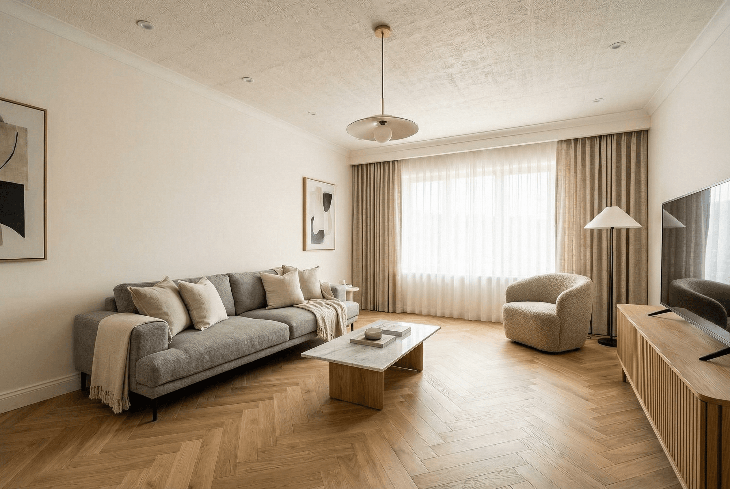 Modernisation de décoration, après