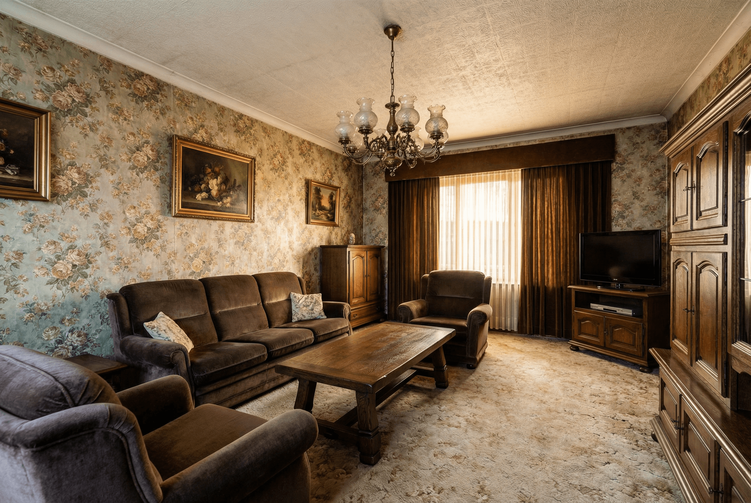 Modernisation de décoration, avant