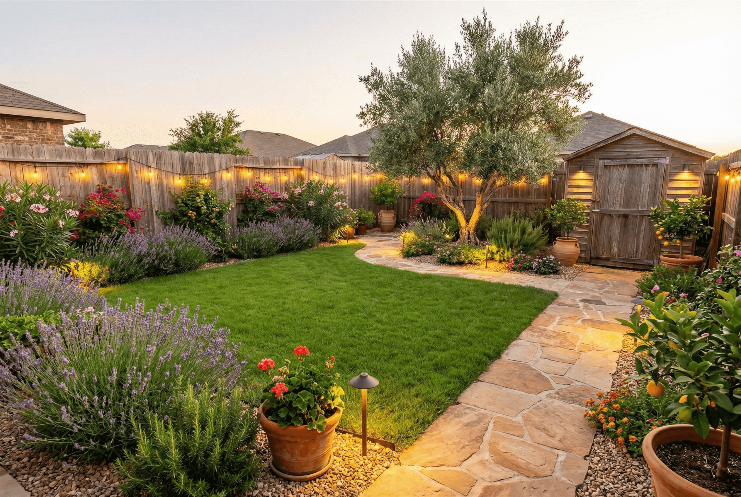 Aménagement paysager, après