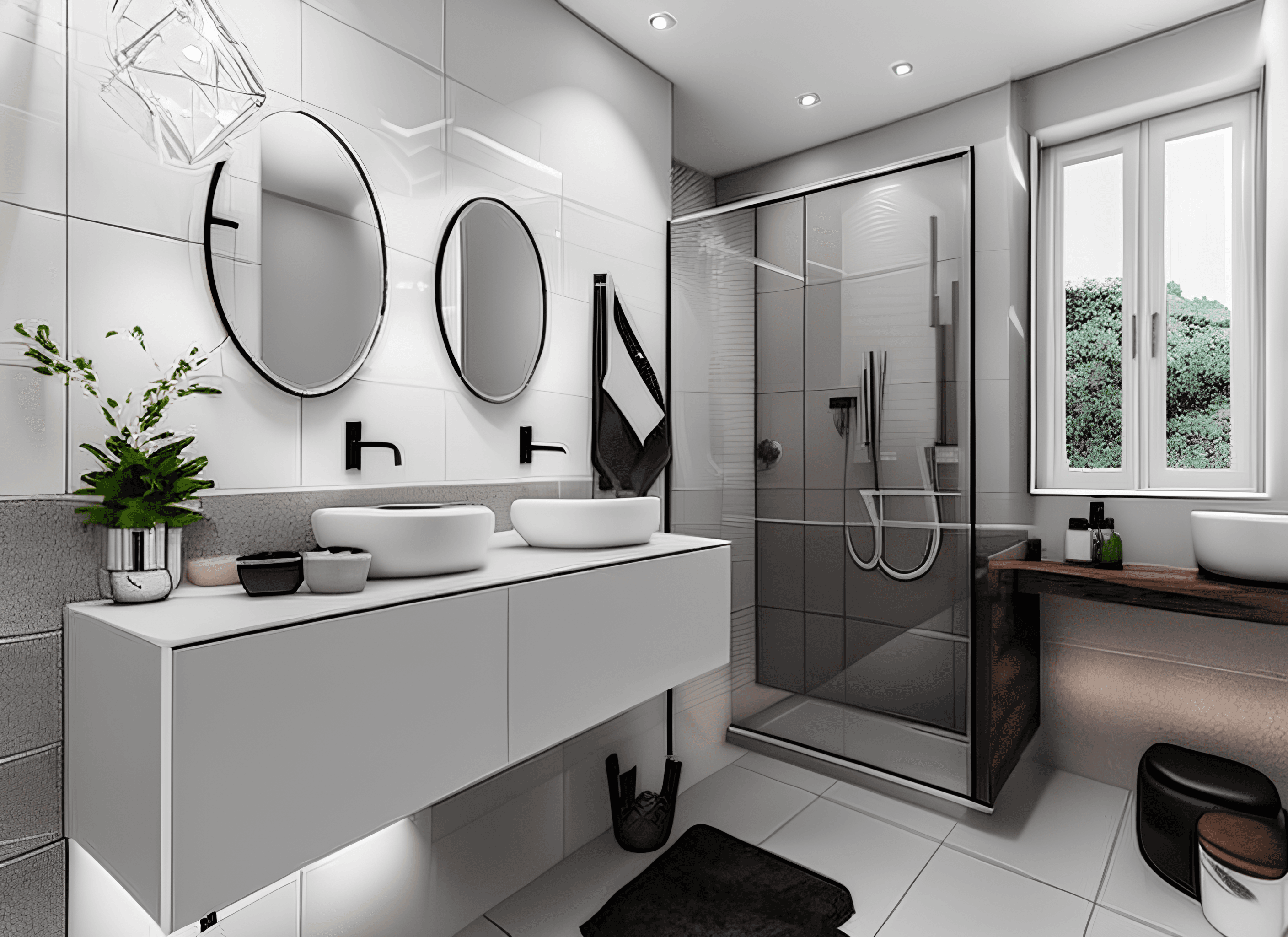 Rénovation d'une salle de bain par IA