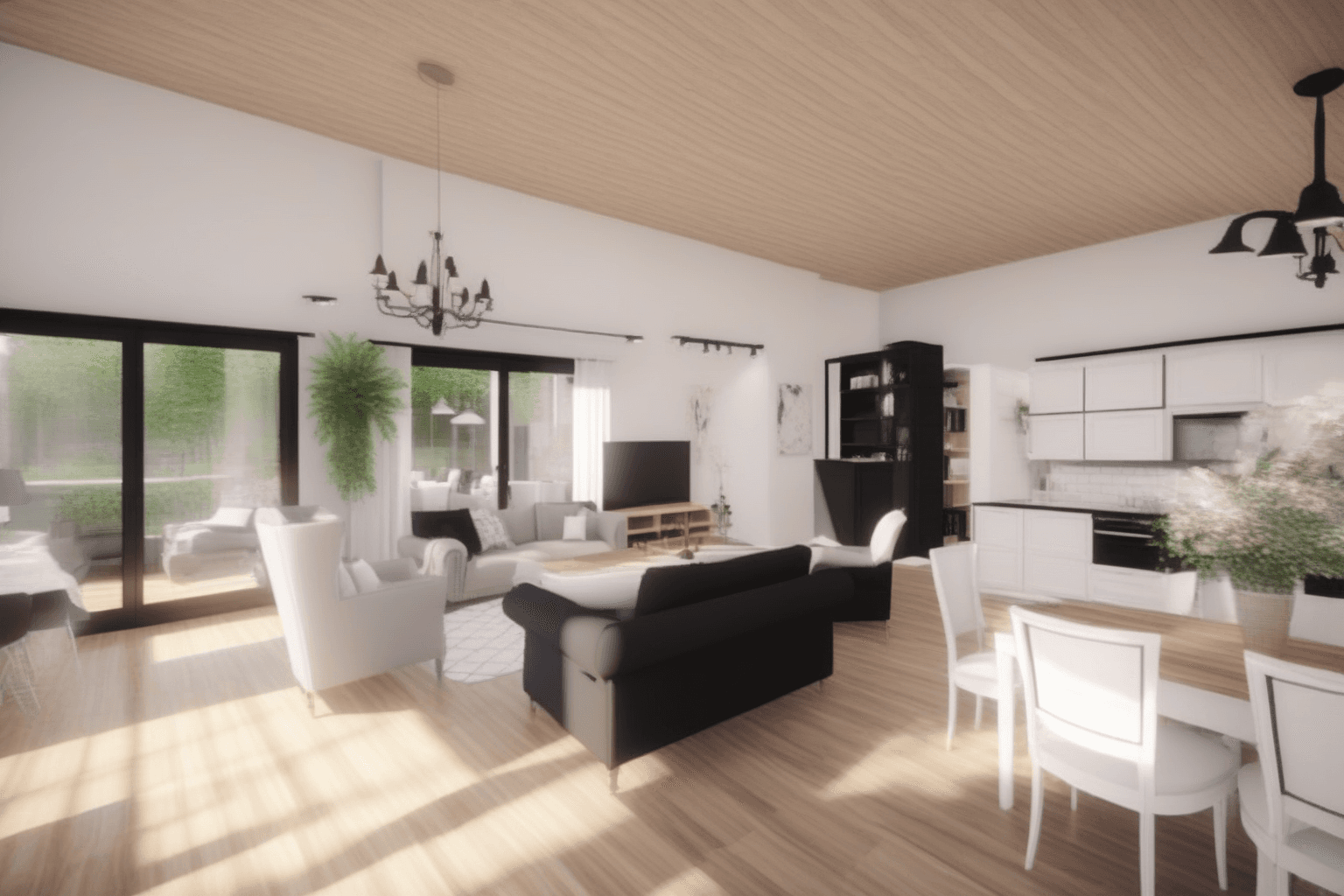 Décoration IA style moderne