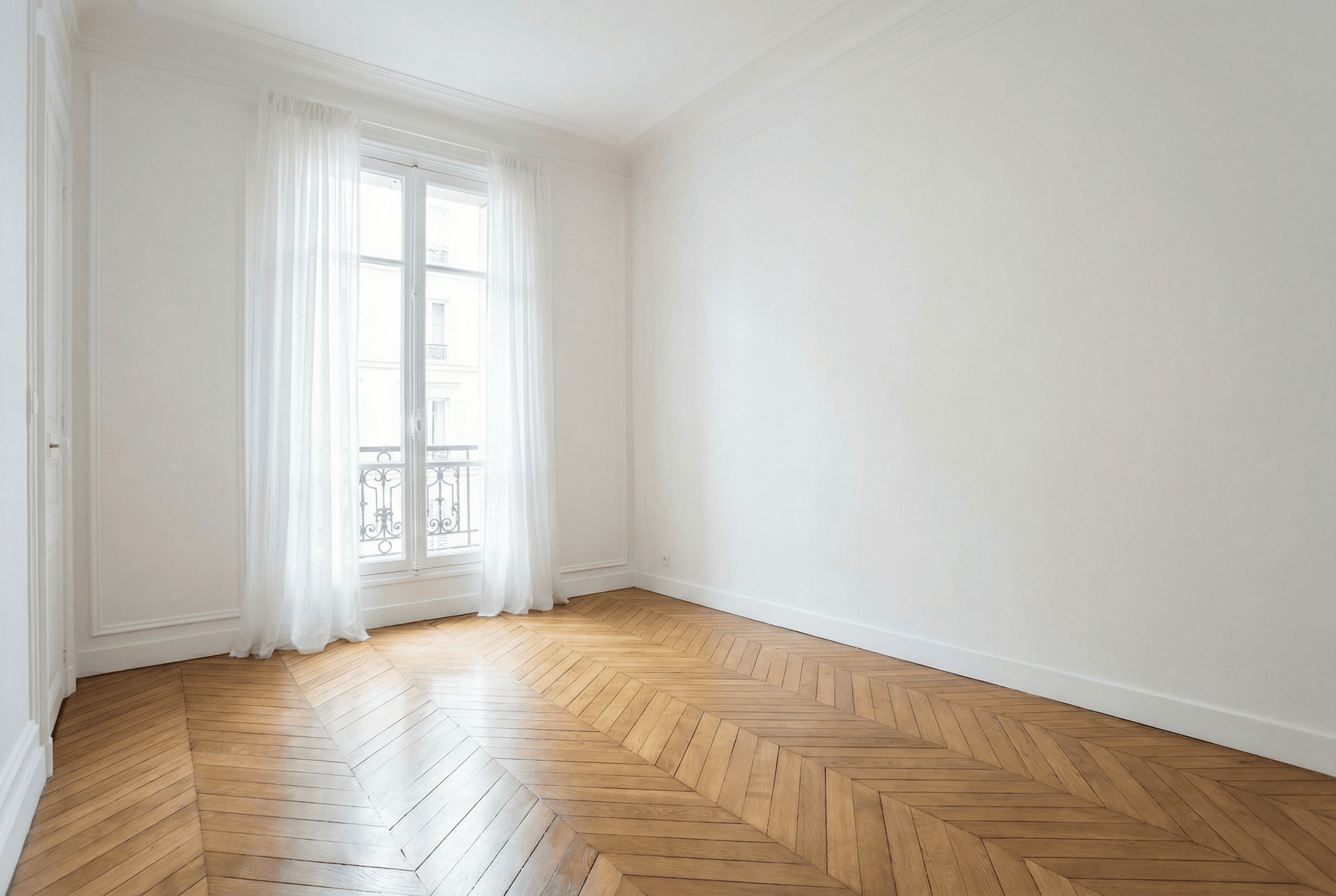 Chambre non meublée